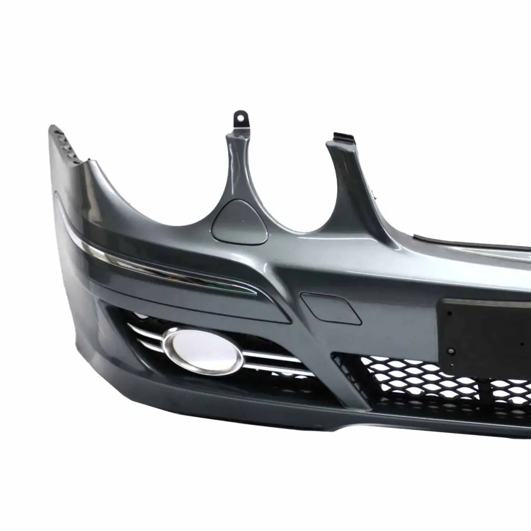 Front Bumper Trim Panel Flint Grey Metallic - 368 to Mercedes W211 with Part number A2118801640 Mercedes W211 Front Bumper Trim Panel Flint Grey Metallic - 368 - SKU A2118801640-FLG - Part number A2118801640