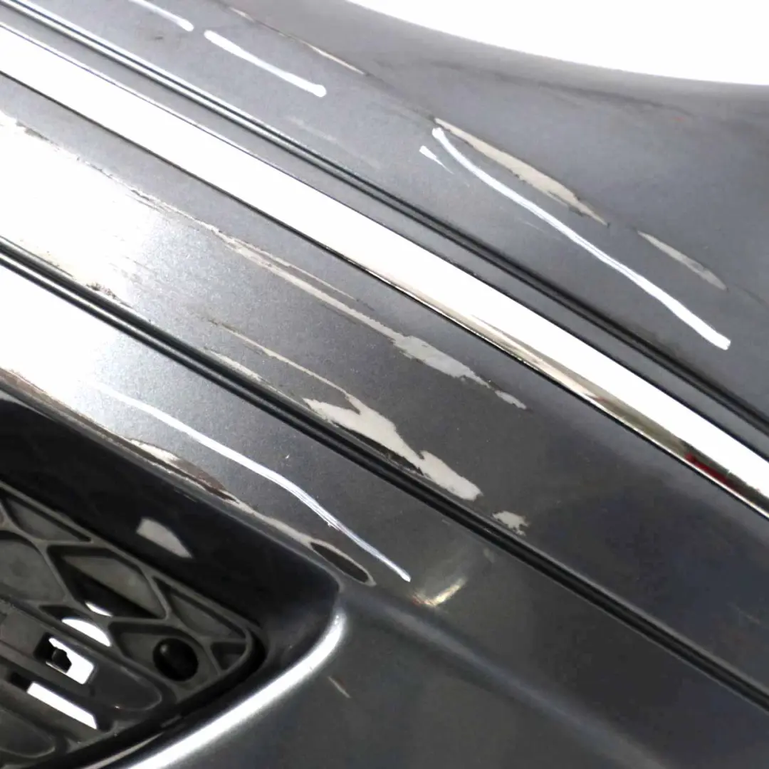 Mercedes W211 Front Bumper Trim Panel Flint Grey Metallic - 368 - SKU A2118801640-FLG - Part number A2118801640
