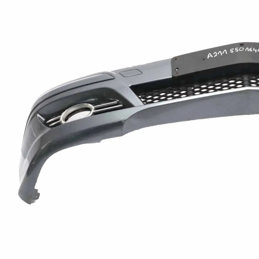 Mercedes W211 Front Bumper Trim Panel Flint Grey Metallic - 368 - SKU A2118801640-FLG - Part number A2118801640