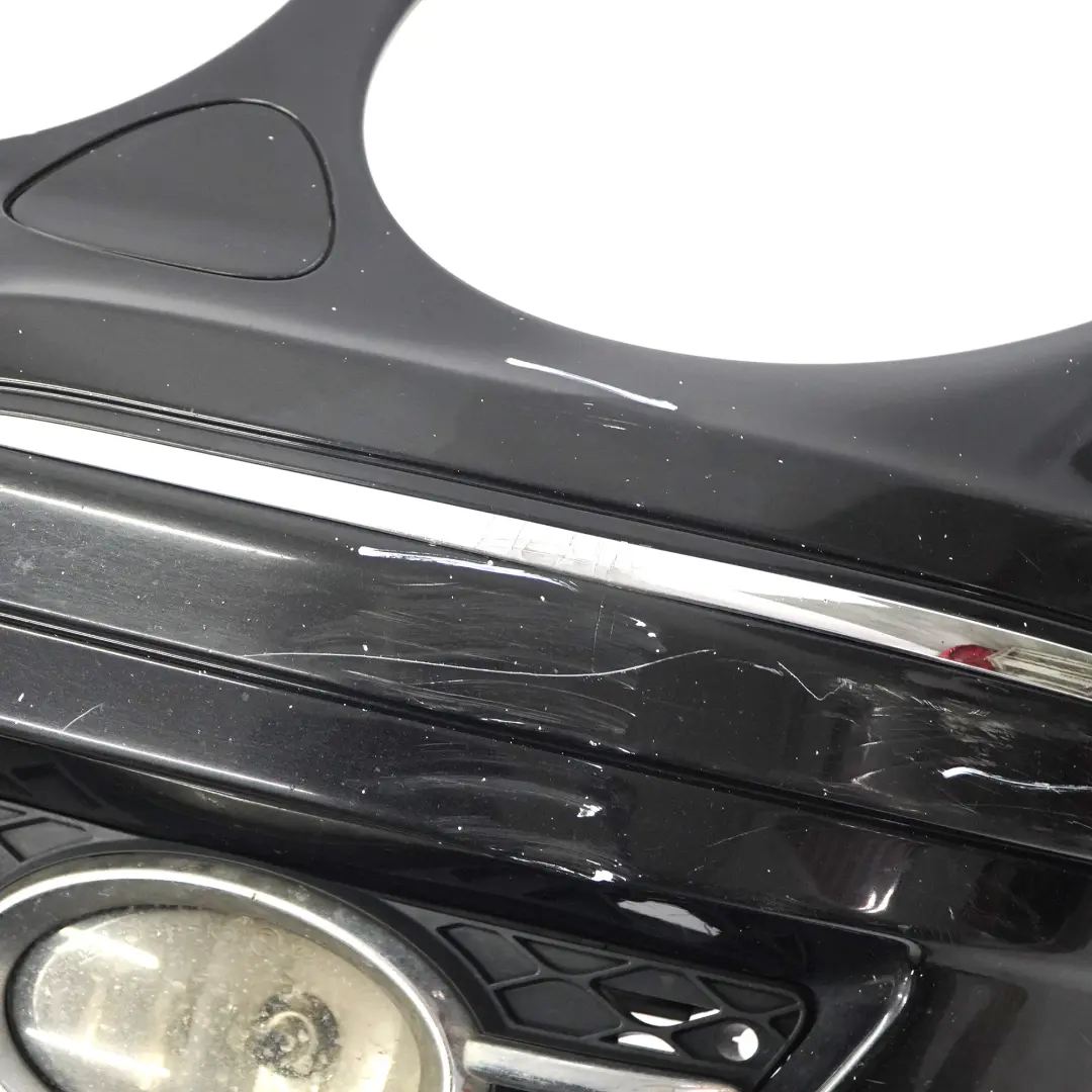 Front Bumper Sport Trim Panel Obsidian Black Metallic - 197 to Mercedes W211 with Part number A2118801840 Mercedes W211 Front Bumper Sport Trim Panel Obsidian Black Metallic - 197 - SKU A2118801840-OB - Part number A2118801840