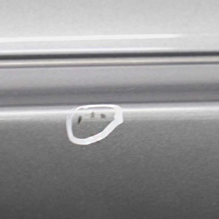 Bumper Trim Panel Cover Flint Grey Metallic - 368 to Mercedes W211 Rear with Part number A2118804040 Mercedes W211 Rear Bumper Trim Panel Cover Flint Grey Metallic - 368 - SKU A2118804040-FLG - Part number A2118804040