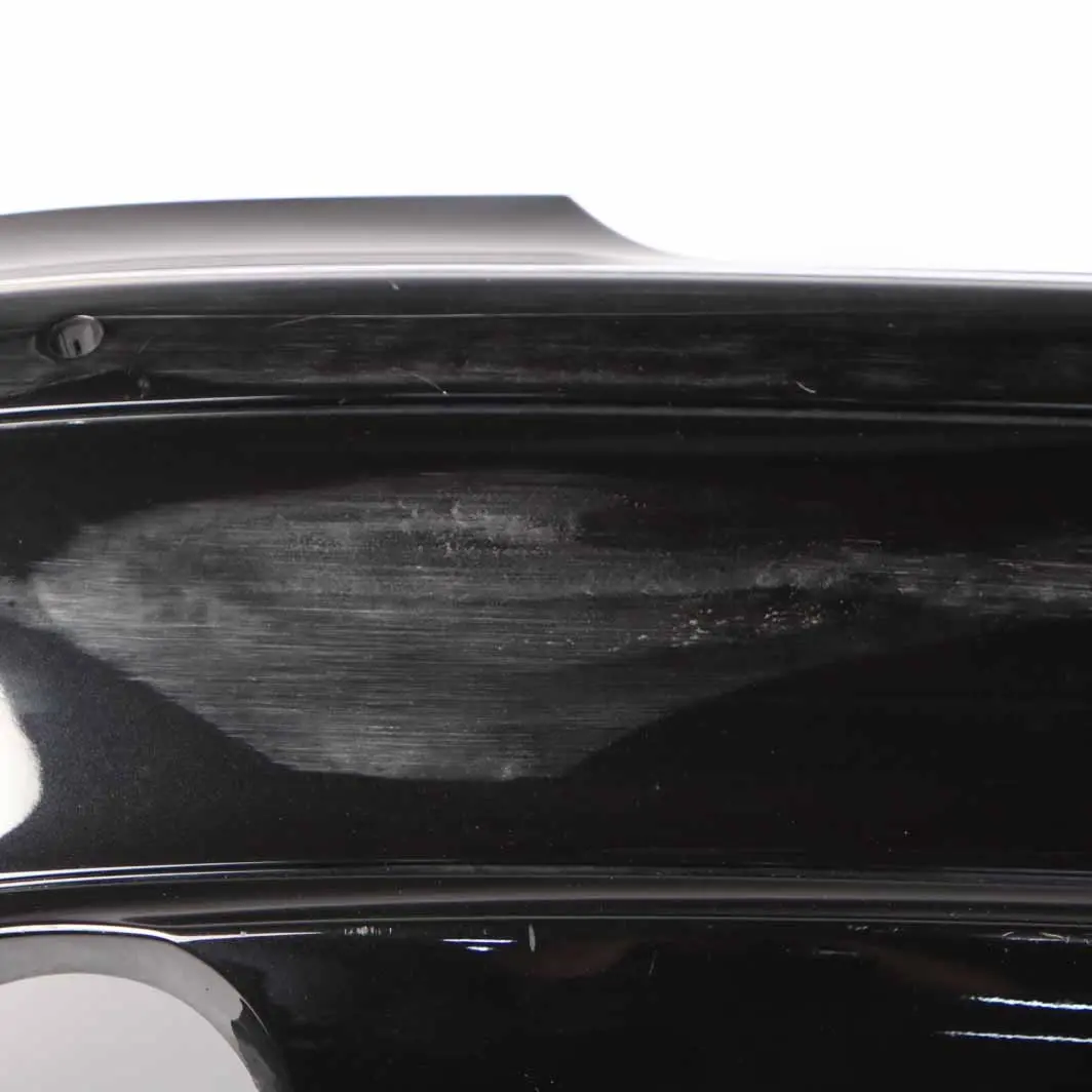 Mercedes W211 Rear Bumper Trim Panel Cover Obsidian Black Metallic - 197 - SKU A2118804140-OB - Part number A2118804140