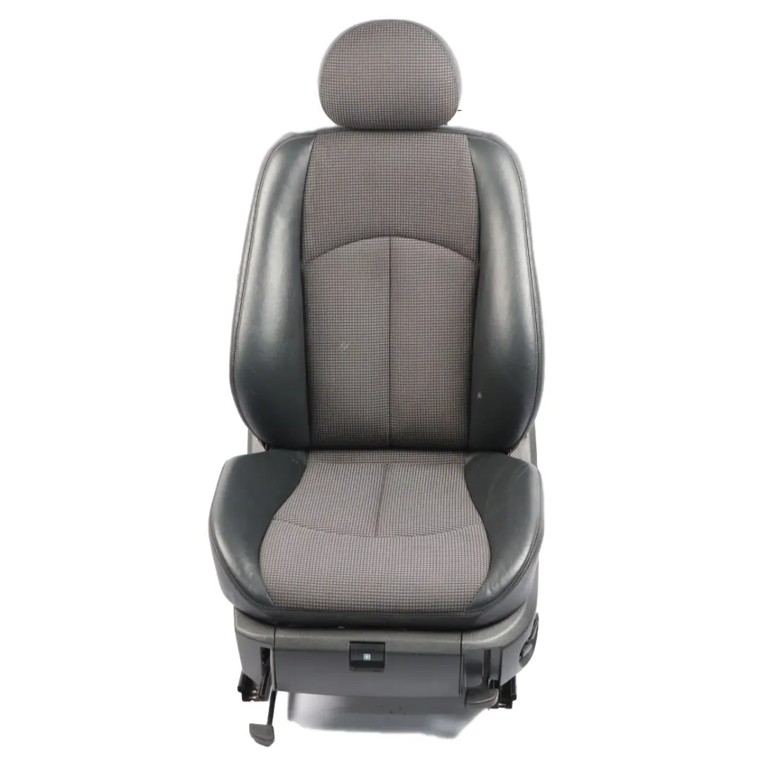 Mercedes W211 Cloth Leather Combination Front Left N/S Seat Black / Anthrazit - SKU A2119102147-1 - Part number A2119102147