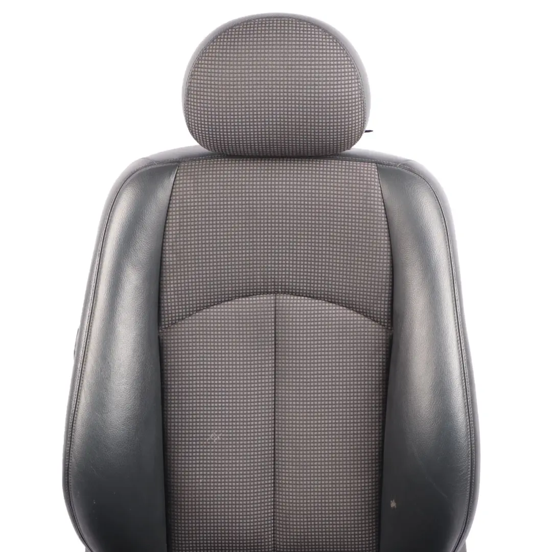 Mercedes W211 Cloth Leather Combination Front Left N/S Seat Black / Anthrazit - SKU A2119102147-1 - Part number A2119102147