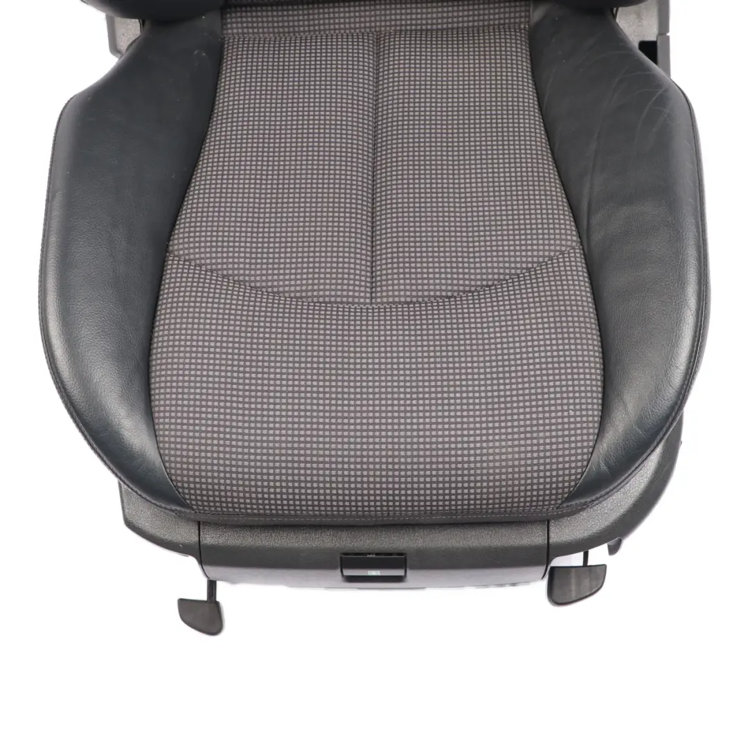 Mercedes W211 Cloth Leather Combination Front Left N/S Seat Black / Anthrazit - SKU A2119102147-1 - Part number A2119102147