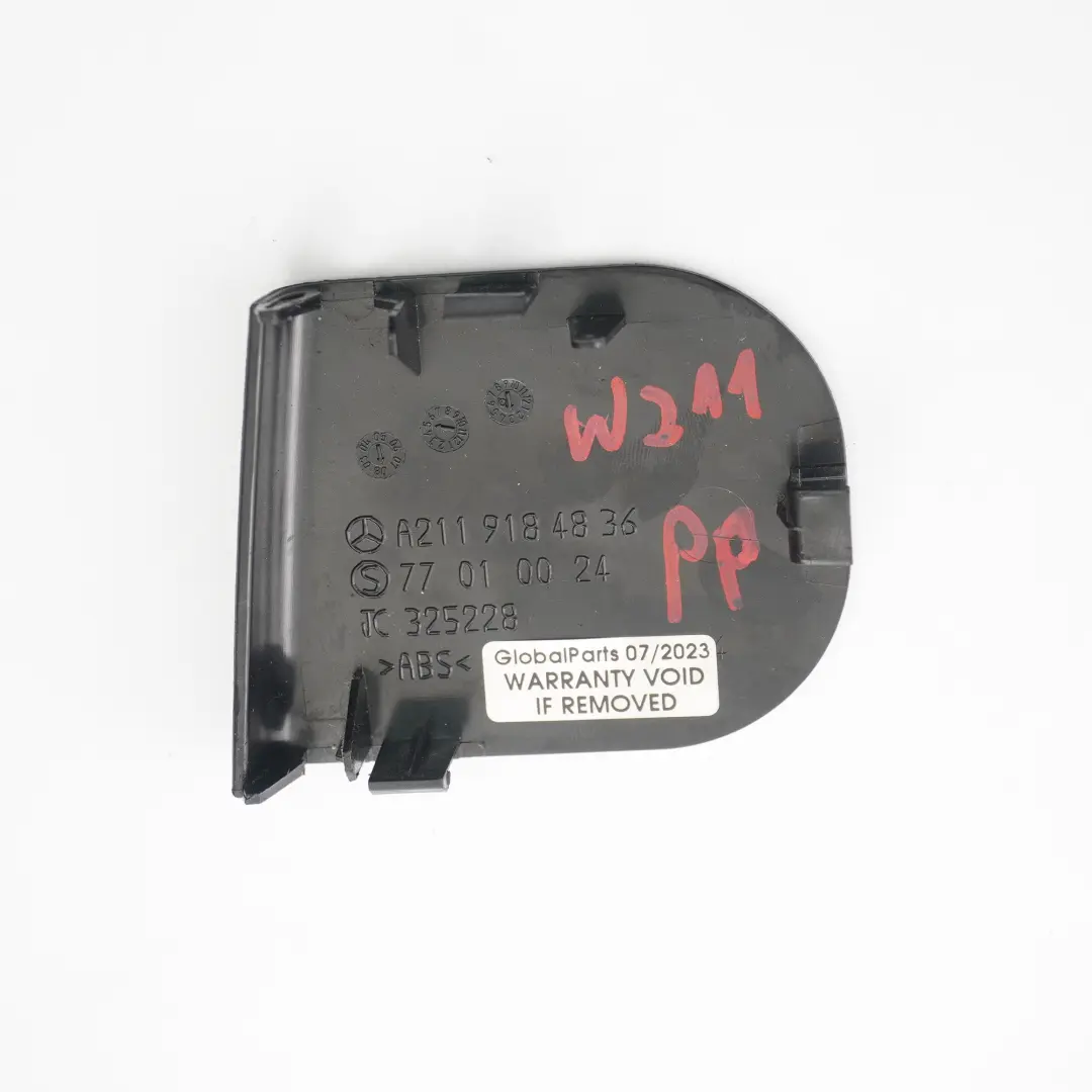 Zaślepka Fotela Prawy Przód do Mercedes W211 C219 o numerze A2119184836 Mercedes W211 C219 Zaślepka Fotela Prawy Przód - SKU A2119184836-1 - Numer Części A2119184836