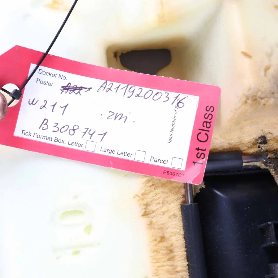 Backrest Cover Saloon Black Leather Nappa Semi Aniline to Mercedes W211 Rear Seat with Part number A2119200749 Mercedes W211 Rear Seat Backrest Cover Saloon Black Leather Nappa Semi Aniline - SKU A2119200749 - Part number A2119200749