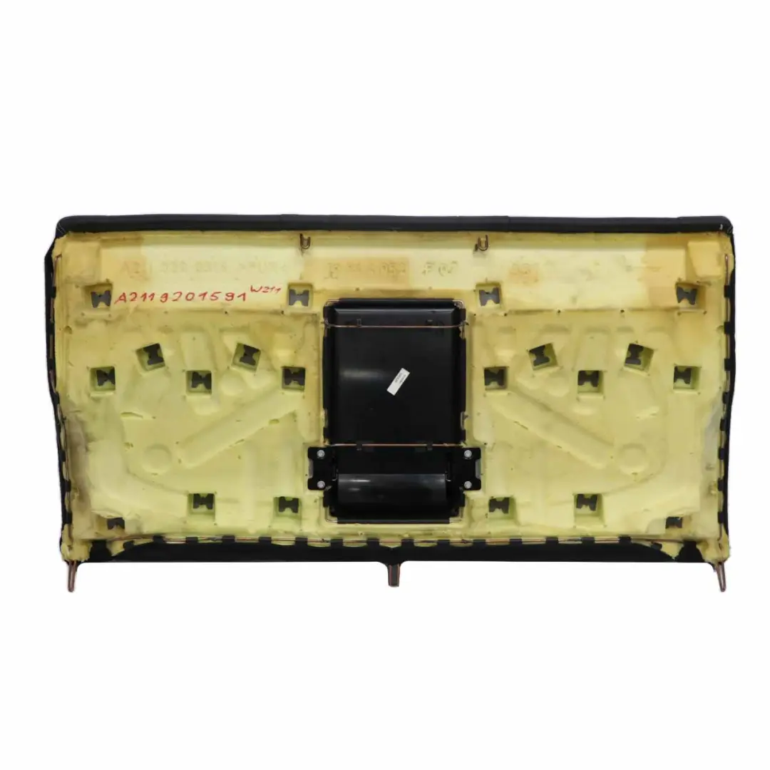 Mercedes W211 Funda Respaldo Asiento Trasero Negro Imitación Cuero Artico - SKU A2119201591 - Número de pieza A2119201591