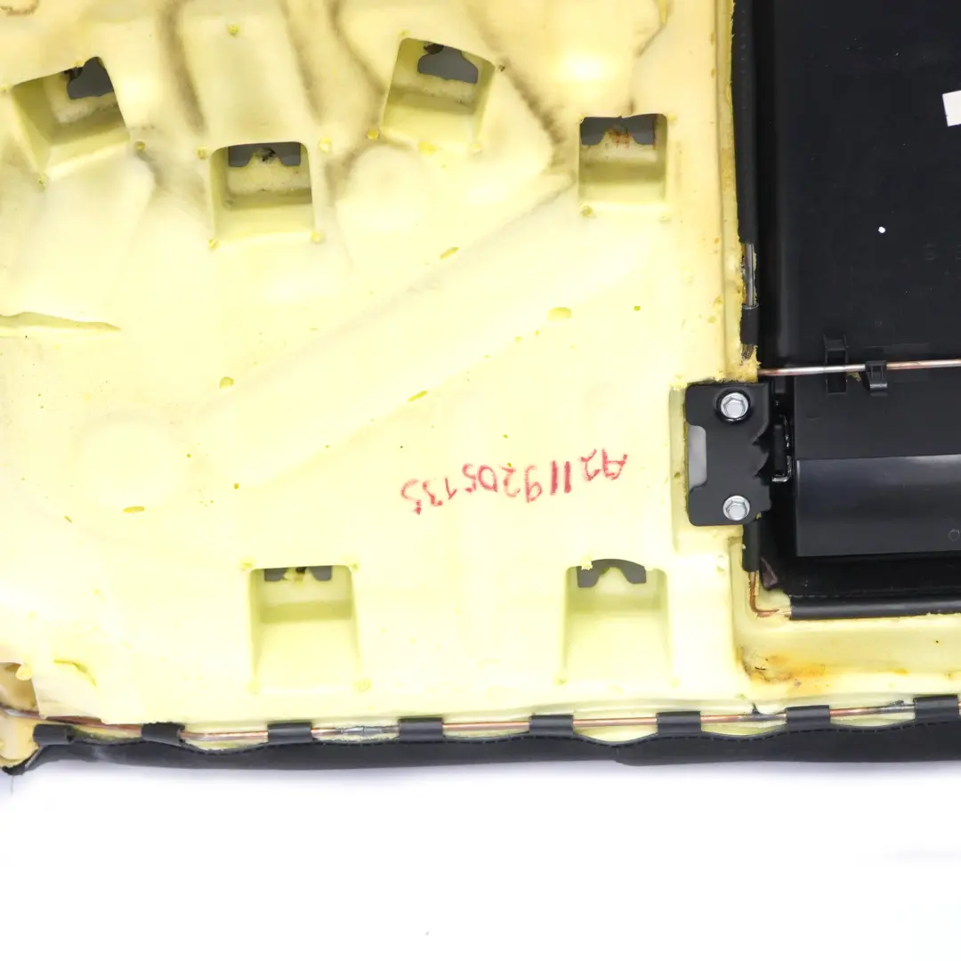 Backrest Cover Saloon Black Leather Combination Black to Mercedes W211 Rear Seat with Part number A2119205135 Mercedes W211 Rear Seat Backrest Cover Saloon Black Leather Combination Black - SKU A2119205135 - Part number A2119205135