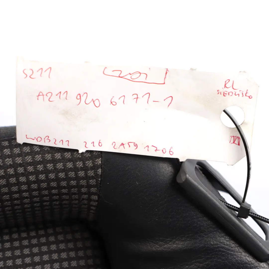 Left N/S Seat Bench Couch Cloth Leather Cover to Mercedes W211 S211 Estate Rear with Part number A2119206171 Mercedes W211 S211 Estate Rear Left N/S Seat Bench Couch Cloth Leather Cover - SKU A2119206171-1 - Part number A2119206171