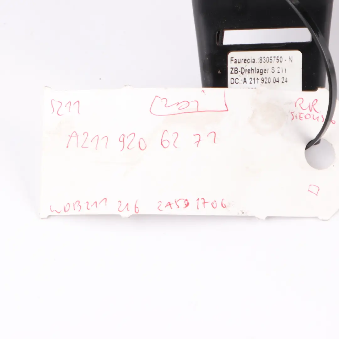 Right O/S Seat Bench Couch Cloth Leather Cover to Mercedes S211 Estate Rear with Part number A2119206271 Mercedes S211 Estate Rear Right O/S Seat Bench Couch Cloth Leather Cover - SKU A2119206271 - Part number A2119206271