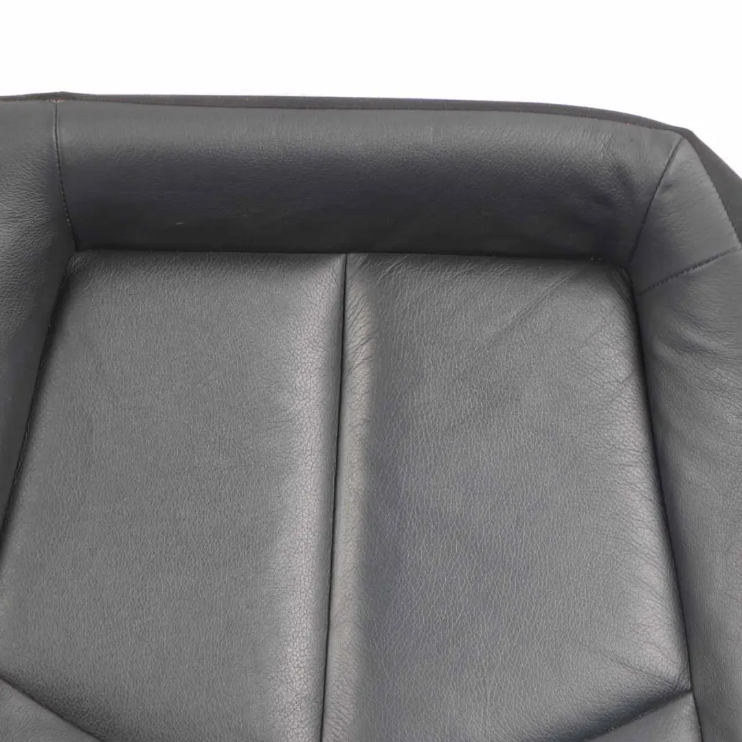 Mercedes W211 Rear Seat Bench Saloon Couch Cover Leather Nappa Amaretta Black - SKU A2119206637 - Part number A2119200646