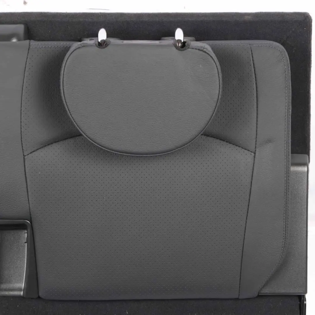 Folding Seat Luggage Trunk Boot Leather Nappa Black Set to Mercedes S211 Rear with Part number A2119300407 Mercedes S211 Rear Folding Seat Luggage Trunk Boot Leather Nappa Black Set - SKU A2119300407-1 - Part number A2119300407