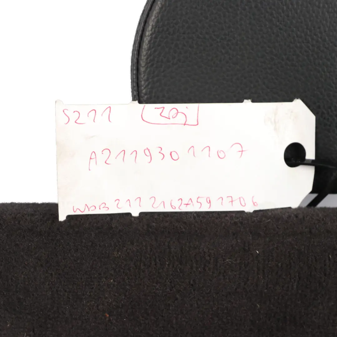 Mercedes S211 Estate Rear Seat Folding Backrest Cover Cloth Leather Anthracite - SKU A2119301107 - Part number A2119301107