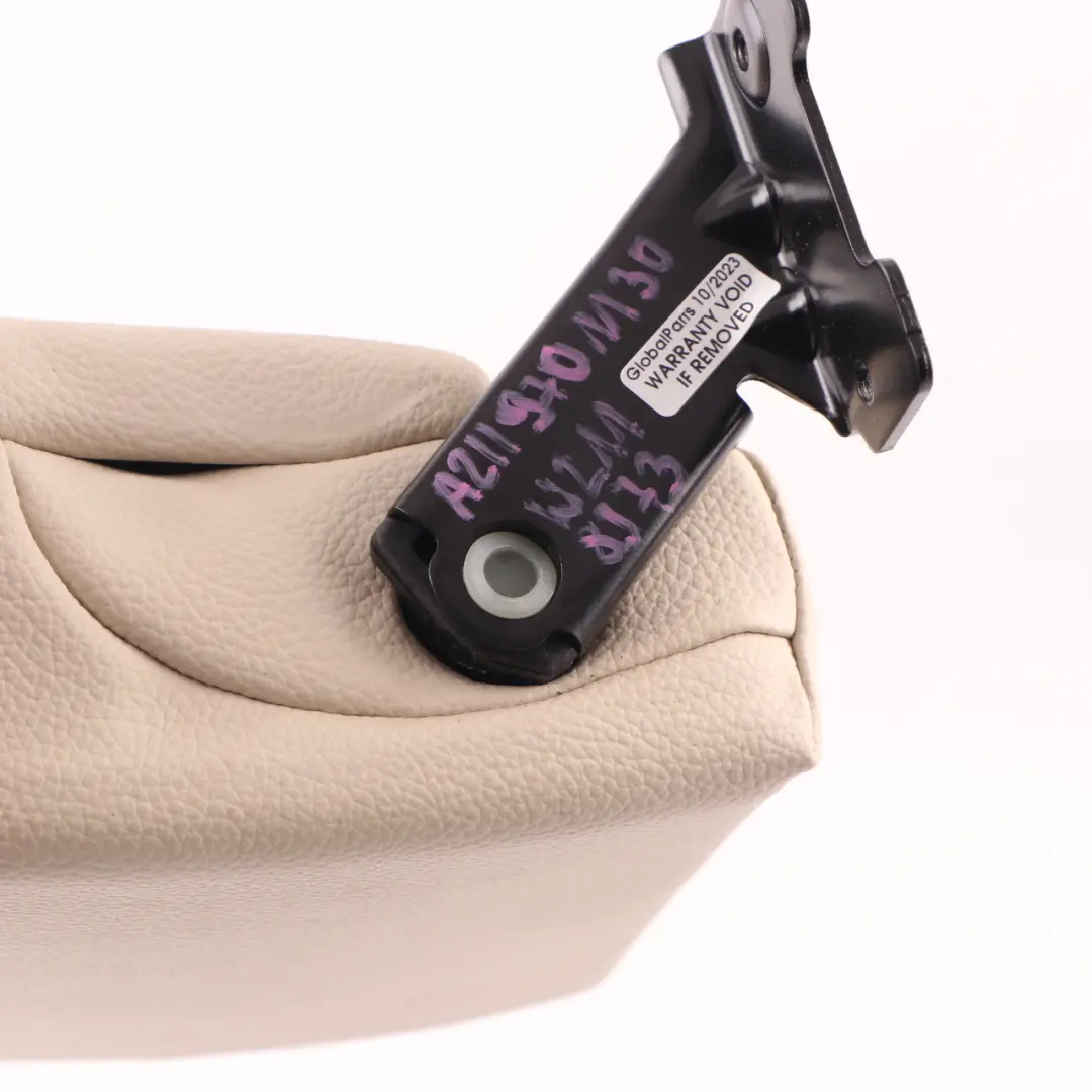 Mercedes W211 Saloon Rear Armrest Backrest Rear Seat Arm Rest Leather Beige - SKU A2119701130 - Part number A2119701130