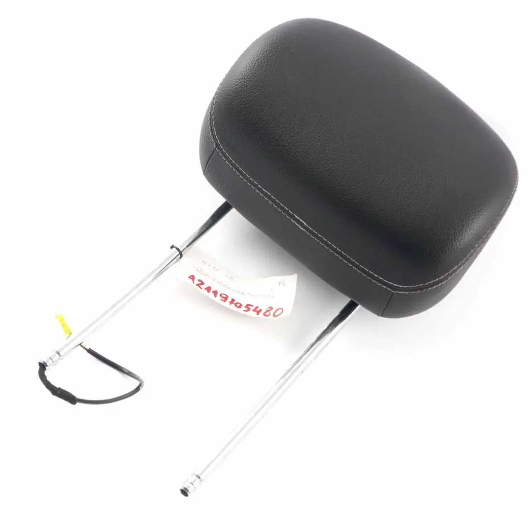 Appui-tête avant siège gauche droit simili cuir noir pour Mercedes W211 à propos du numéro de pièce A2119705480 Mercedes W211 Appui-tête avant siège gauche droit simili cuir noir - SKU A2119705480 - Numéro de pièce A2119705480