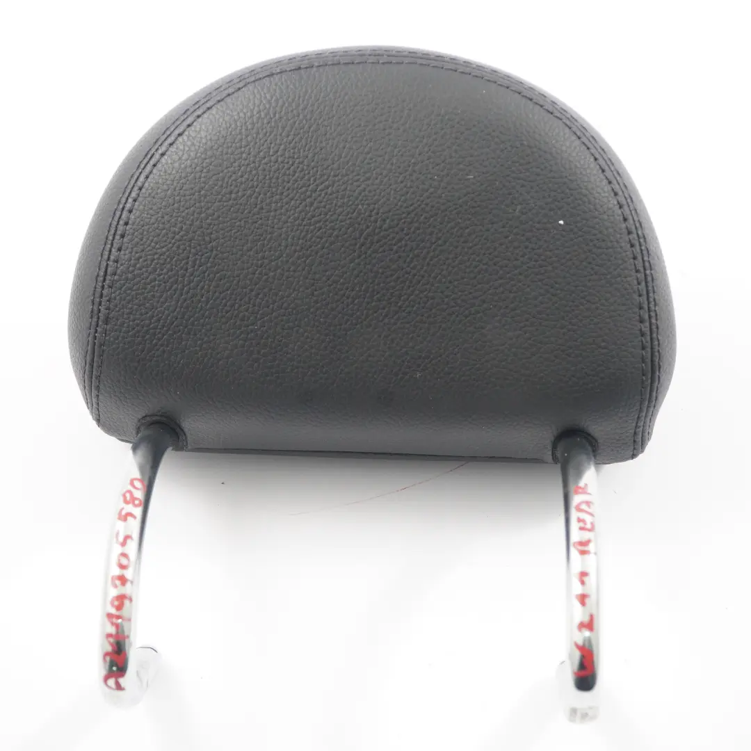 Mercedes W211 Saloon Rear Seat Headrest Leather Black Head Rest Covering - SKU A2119705580 - Part number A2119705580