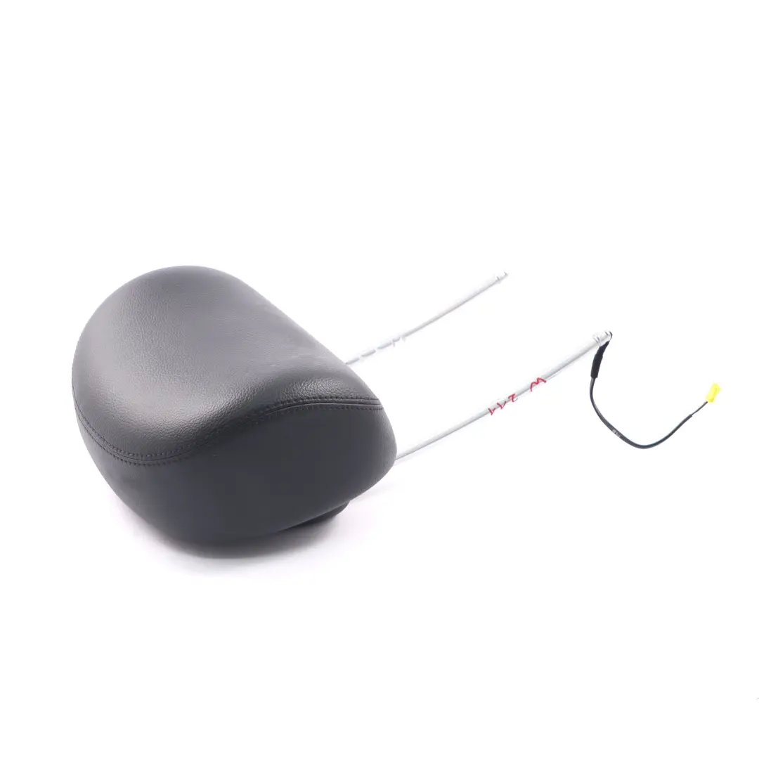 Headrest Front Left Right N/O/S Black Leather Head Rest to Mercedes W211 Seat with Part number A2119708950 Mercedes W211 Seat Headrest Front Left Right N/O/S Black Leather Head Rest - SKU A2119708950 - Part number A2119708950
