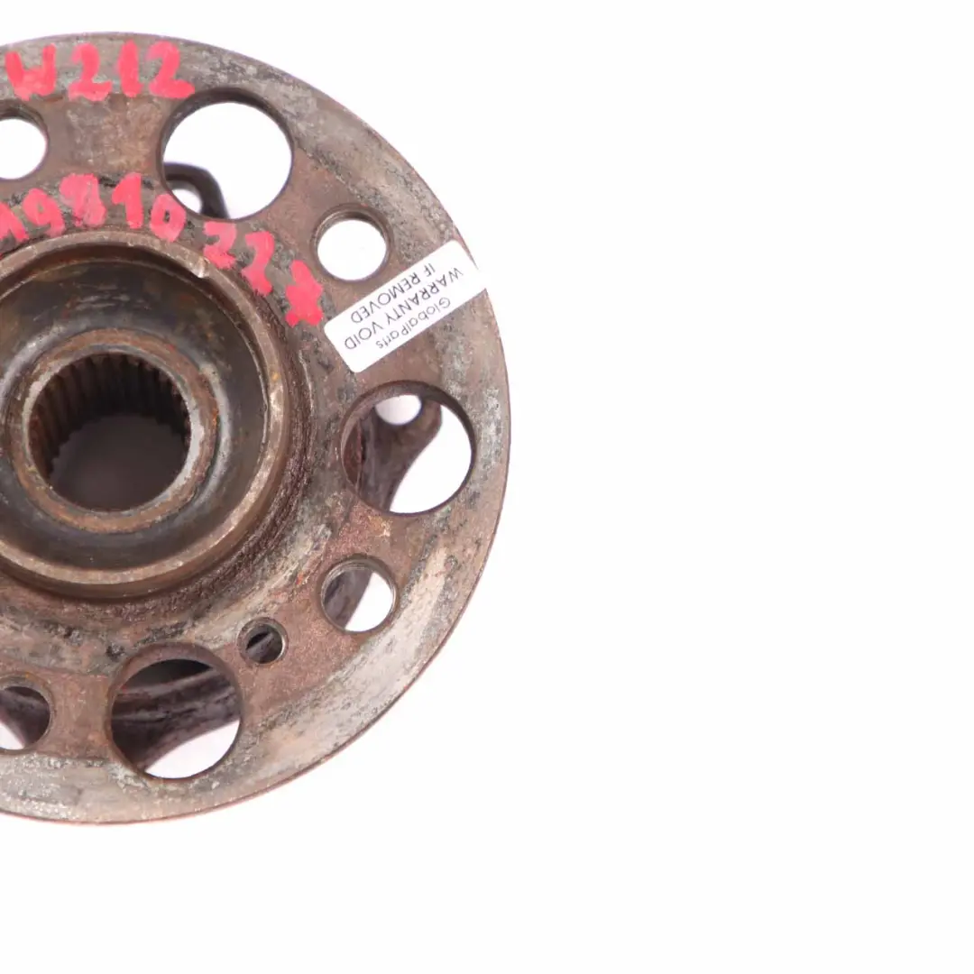 Flange Hub Mercedes W211 W212 Rear Axle Wheel Carrier Hub to Drive with Part number A2119810227 Drive Flange Hub Mercedes W211 W212 Rear Axle Wheel Carrier Hub - SKU A2119810227 - Part number A2119810227