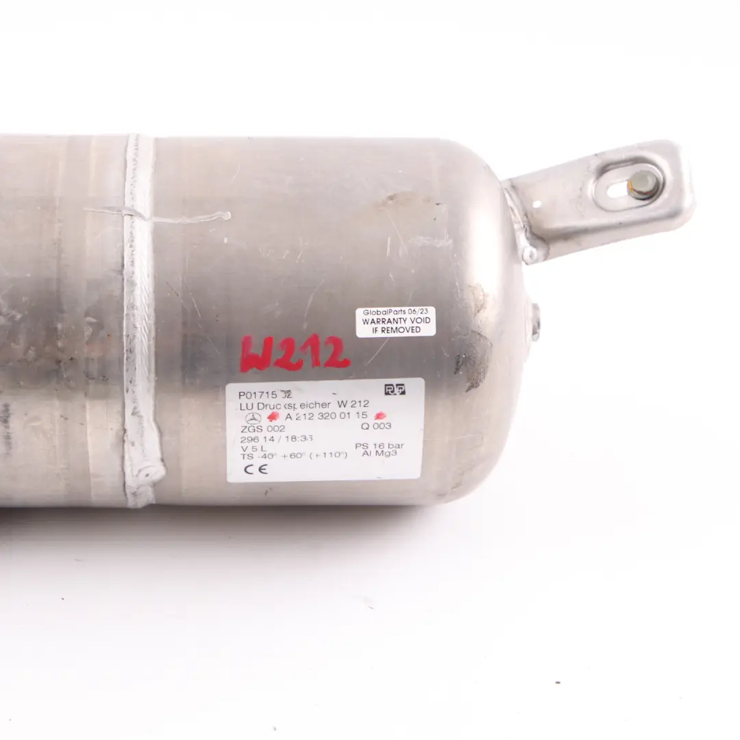 Mercedes S212 Sospensione pneumatica Serbatoio Accumulatore - SKU A2123200115 - Numero di parte A2123200115