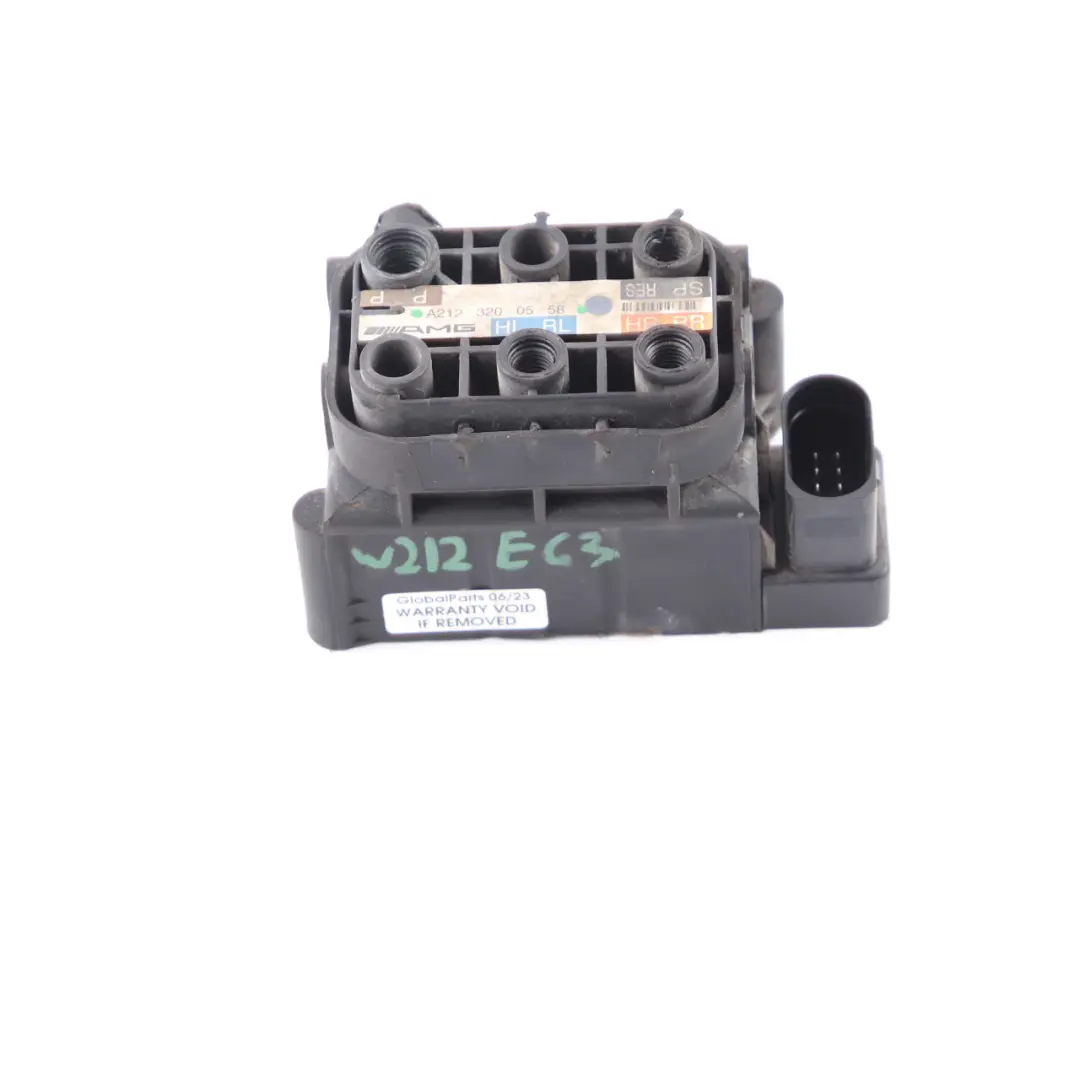 Valve Block AMG Air Suspension Control Unit Module to Mercedes W212 with Part number A2123200558 Mercedes W212 Valve Block AMG Air Suspension Control Unit Module - SKU A2123200558 - Part number A2123200558