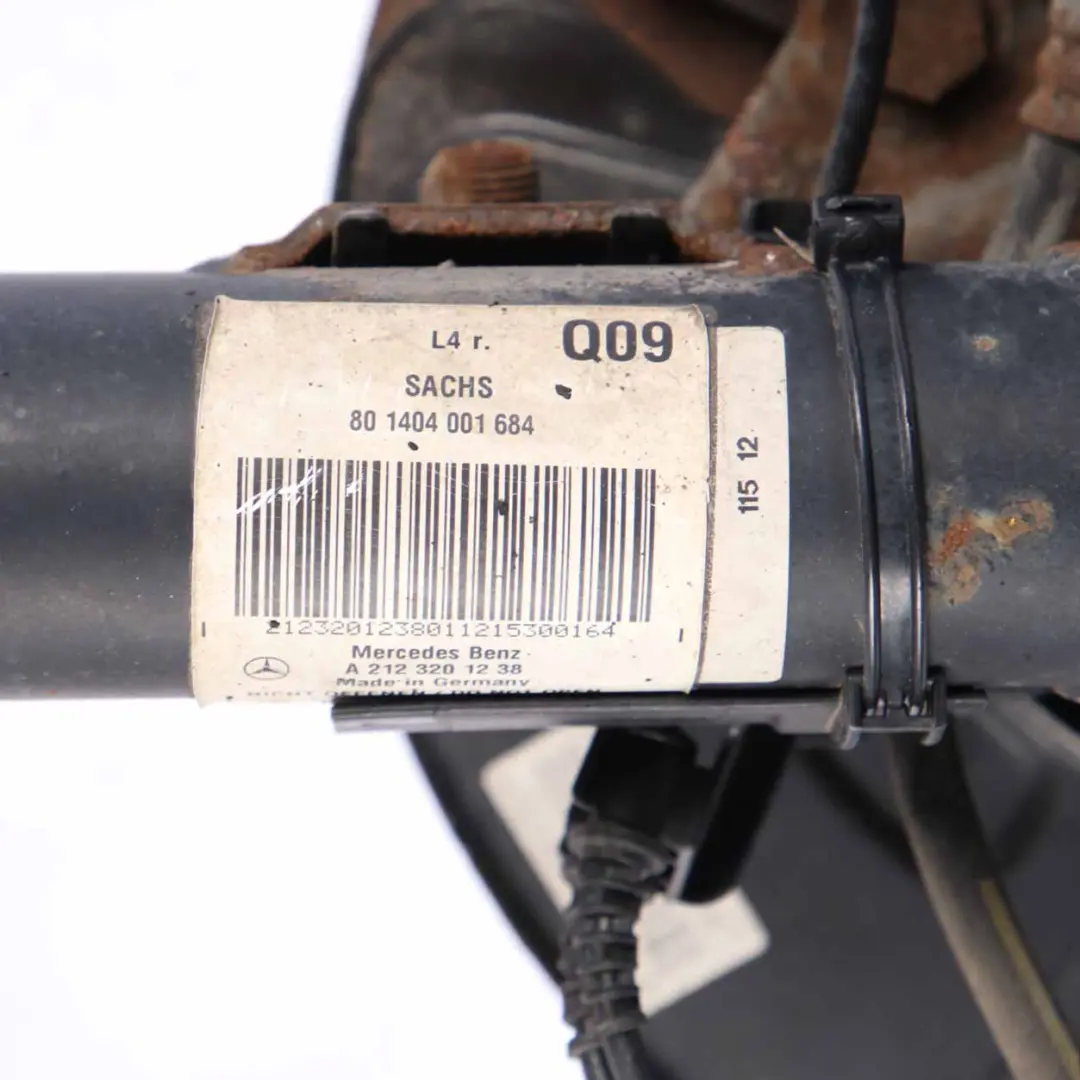 Mercedes W212 E 350 CDI Front Right O/S Suspension Leg Brake Disc Wheel Hub - SKU A2123201238-2 - Part number A2123201238