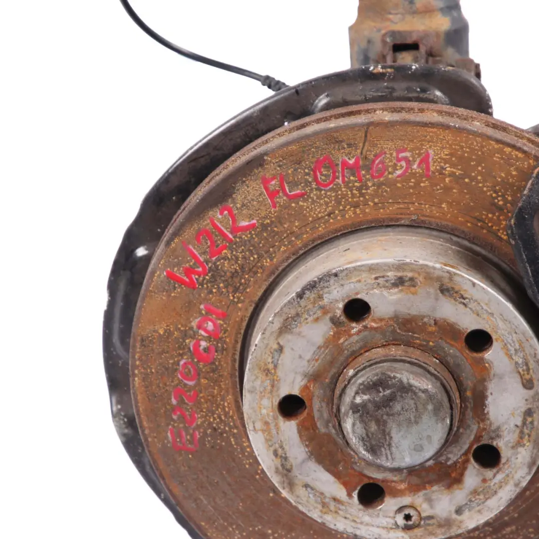 Mercedes W212 E 220 CDI Front Left N/S Suspension Leg Brake Disc Wheel Hub - SKU A2123203913-1 - Part number A2123203913
