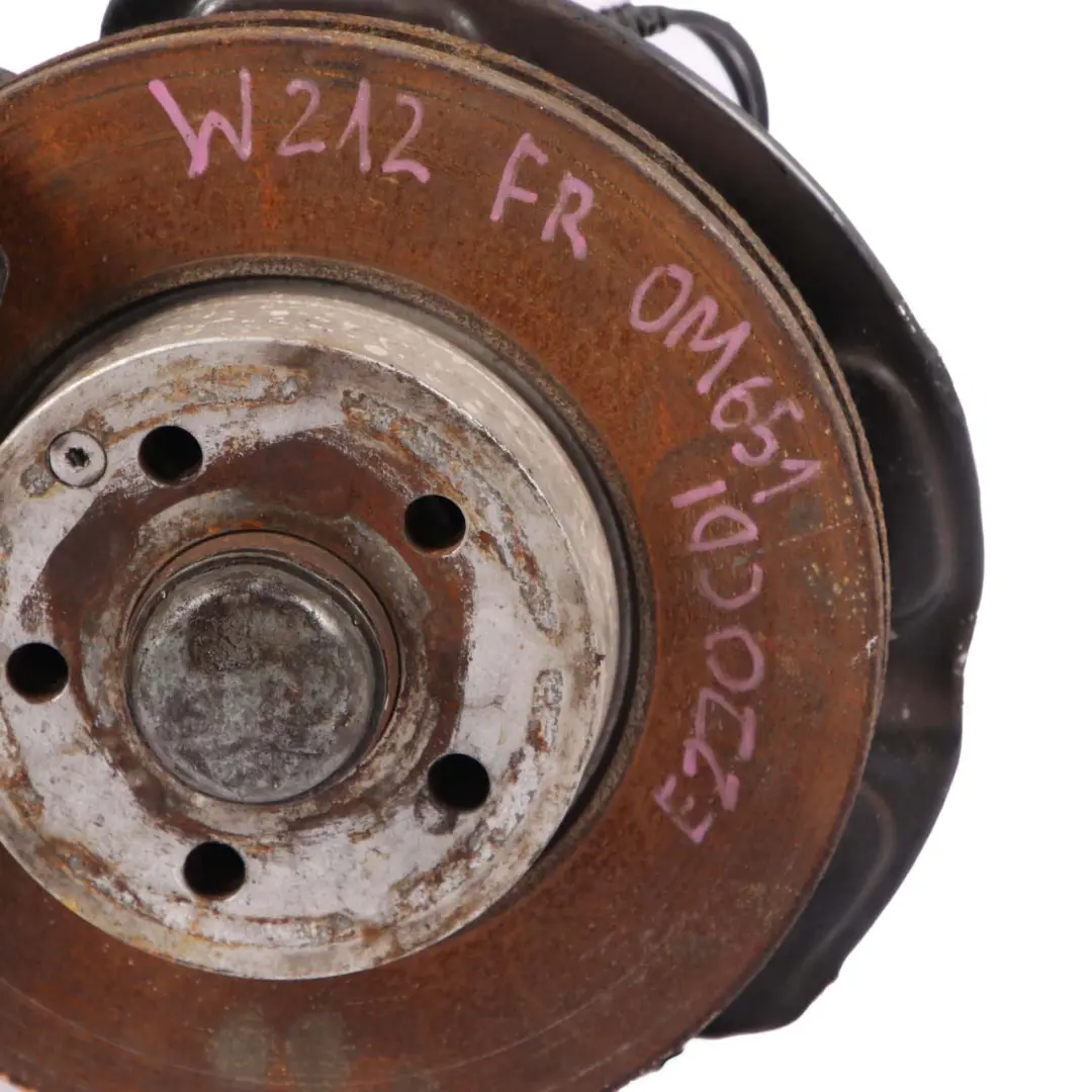 Front Right O/S Suspension Leg Brake Disc Wheel Hub to Mercedes W212 E 220 CDI with Part number A2123203913 Mercedes W212 E 220 CDI Front Right O/S Suspension Leg Brake Disc Wheel Hub - SKU A2123203913 - Part number A2123203913