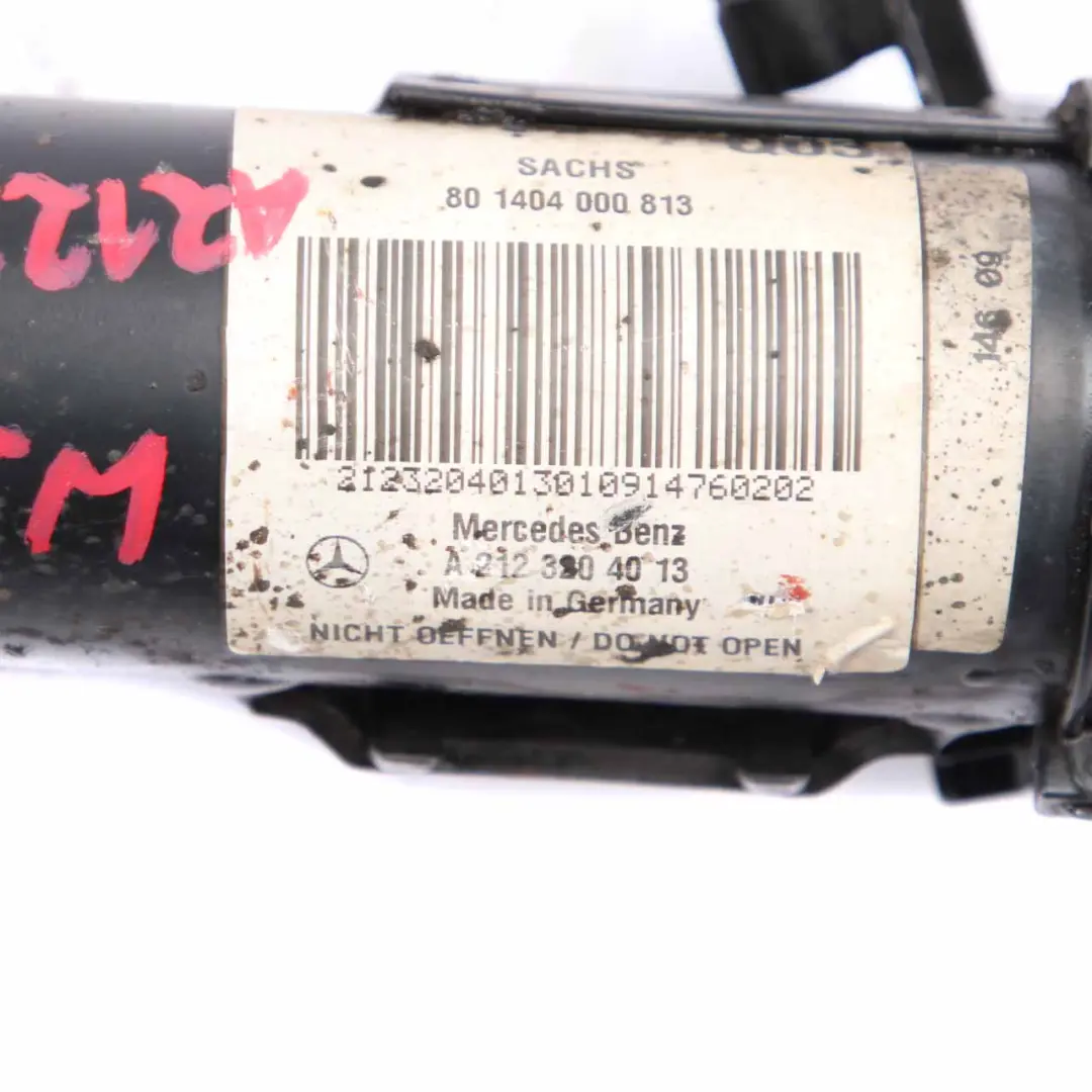 Amortisseur à ressort avant gauche pour Mercedes W212 à propos du numéro de pièce A2123204013 Mercedes W212 Amortisseur à ressort avant gauche - SKU A2123204013 - Numéro de pièce A2123204013