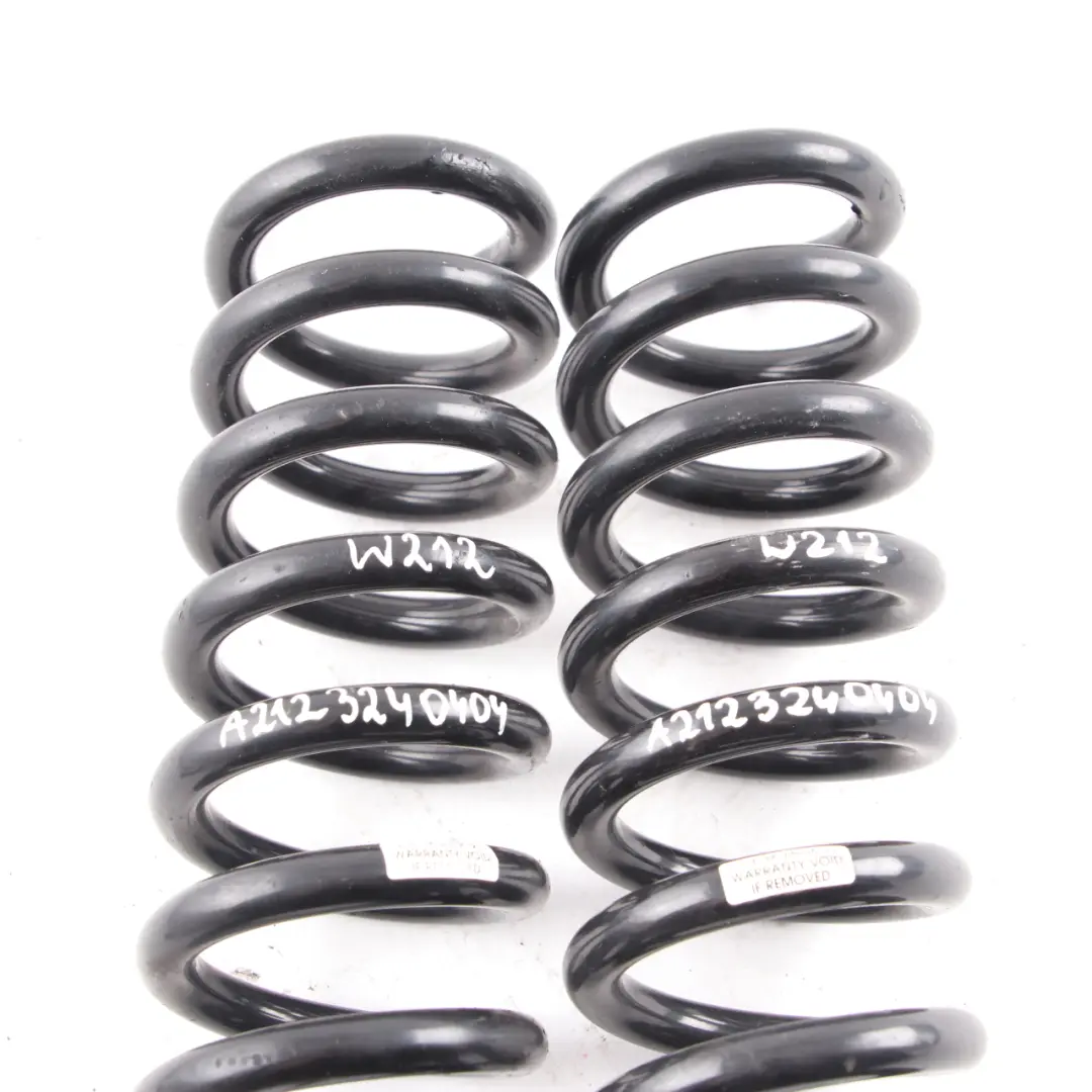 W219 Coil Spring Rear Axle Suspension Set to Mercedes W212 with Part number A2123240404 Mercedes W212 W219 Coil Spring Rear Axle Suspension Set - SKU A2123240404 - Part number A2123240404