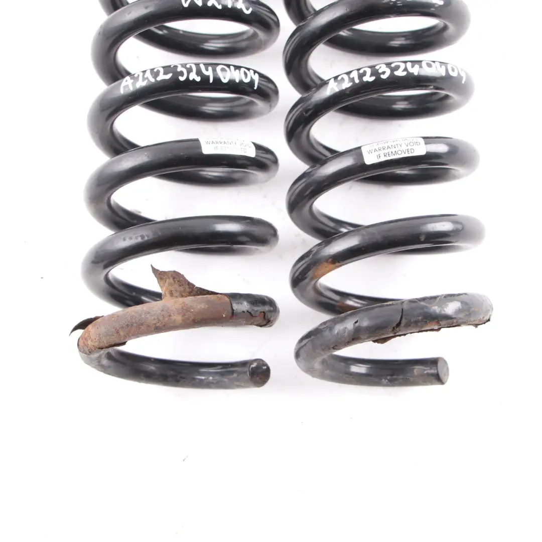 W219 Coil Spring Rear Axle Suspension Set to Mercedes W212 with Part number A2123240404 Mercedes W212 W219 Coil Spring Rear Axle Suspension Set - SKU A2123240404 - Part number A2123240404