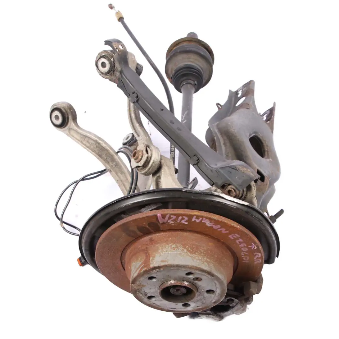 Mercedes W212 250 CDI Posteriore Destra Sospensione Ruota Mozzo Freno Disco