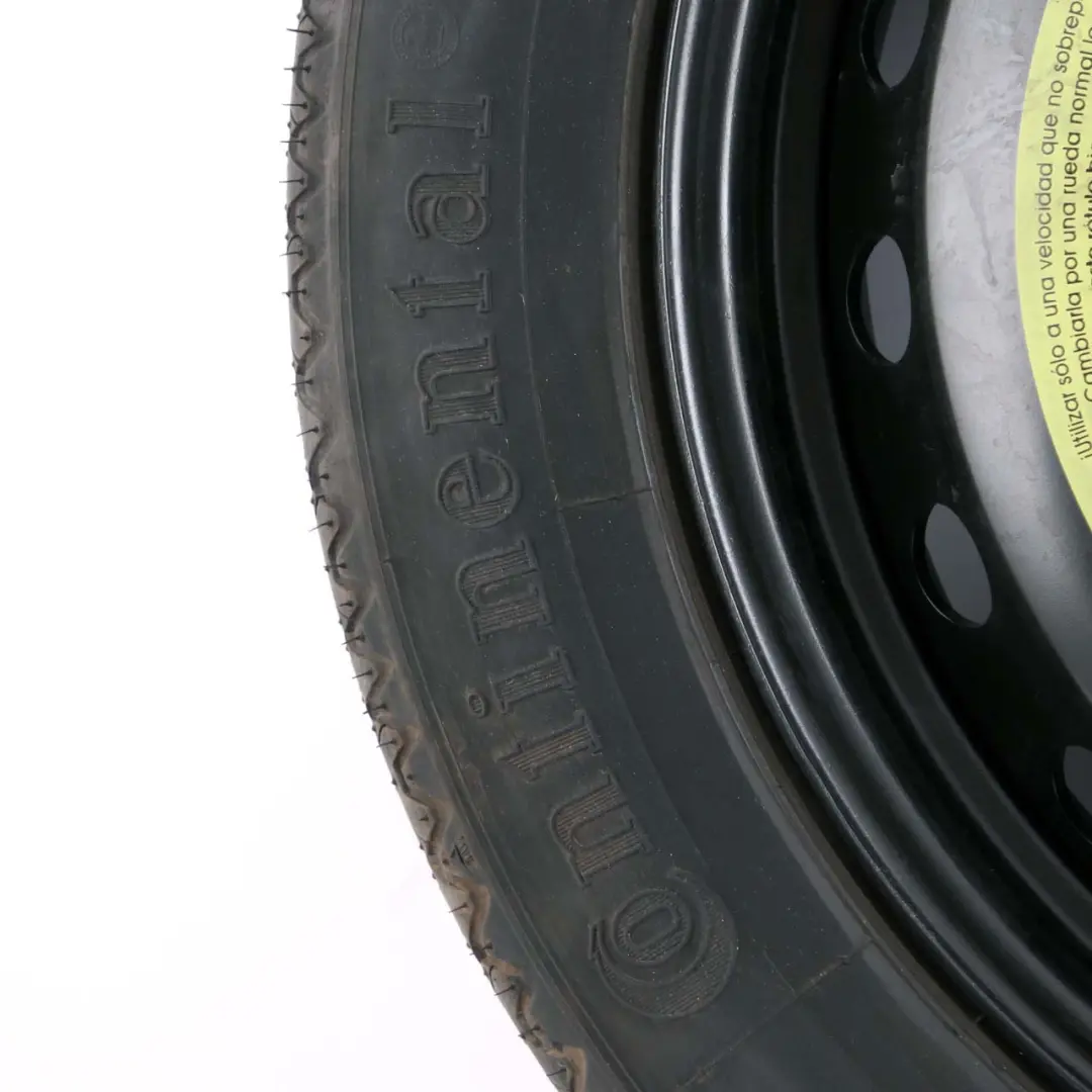 Ruota Scorta Acciaio R17 Pneumatico Continental 155/70 per Mercedes W212 con numero di parte A2124000002 Mercedes W212 Ruota Scorta Acciaio R17 Pneumatico Continental 155/70 - SKU A2124000002 - Numero di parte A2124000002