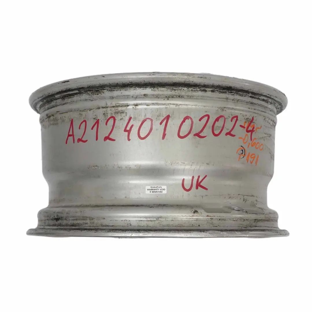 Alloy Wheel Rim 5-Double Spoke 16" ET:46 8J to Mercedes W212 Silver with Part number A2124010202 Mercedes W212 Silver Alloy Wheel Rim 5-Double Spoke 16" ET:46 8J - SKU A2124010202-4 - Part number A2124010202