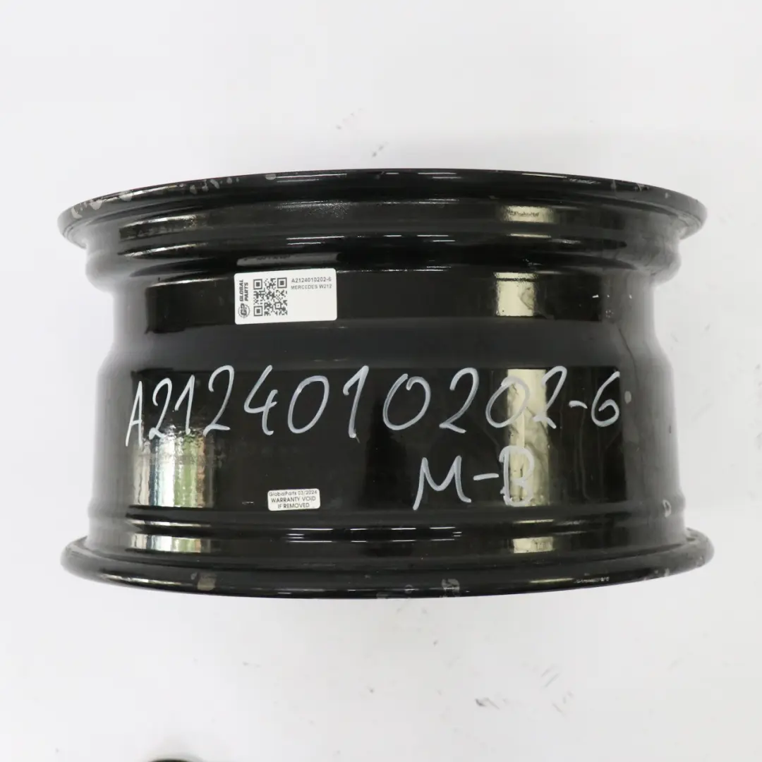 Mercedes W212 Cerchio in lega nero a 5 doppie razze 16" ET:46 8J - SKU A2124010202-6 - Numero di parte A2124010202