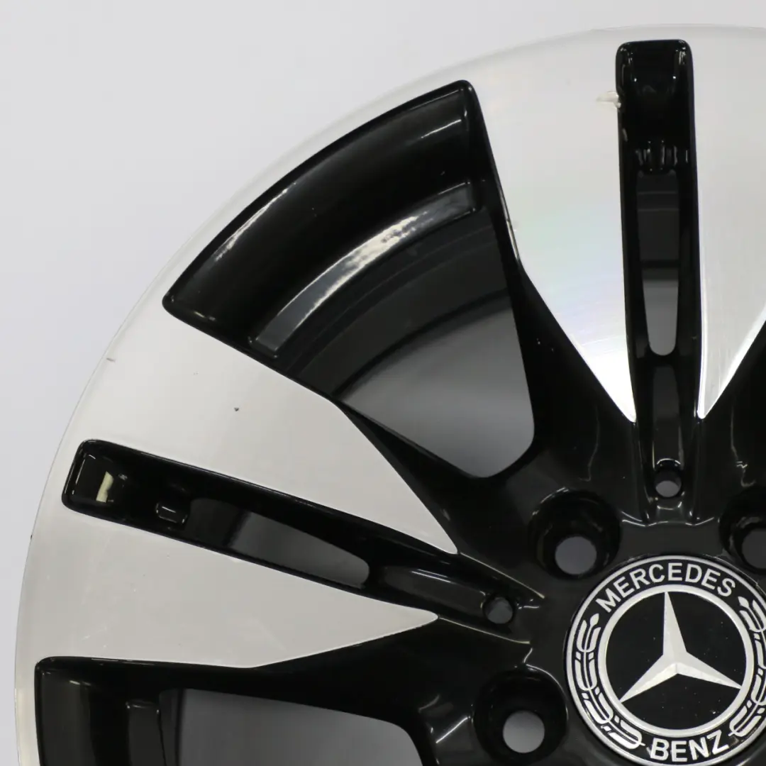 Mercedes W212 Cerchio in lega nero a 5 doppie razze 16" ET:46 8J - SKU A2124010202-6 - Numero di parte A2124010202