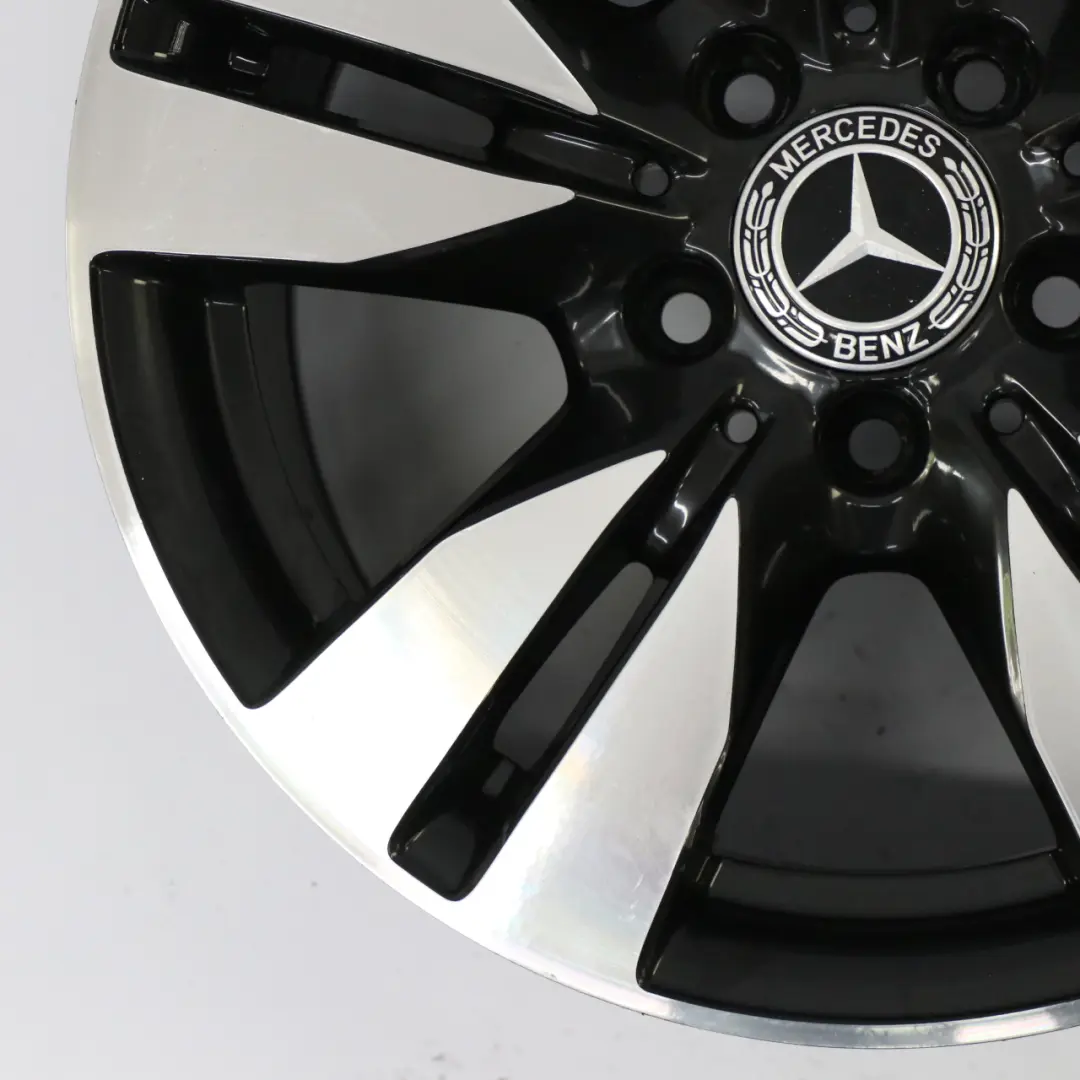 Mercedes W212 Czarna felga aluminiowa Double Spoke 16" ET:46 8J - SKU A2124010202-6 - Numer Części A2124010202