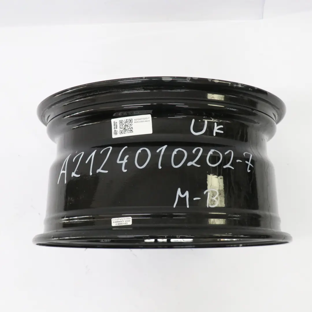 Mercedes W212 Black Alloy Wheel Rim 5-Double Spoke 16" ET:46 8J - SKU A2124010202-7 - Part number A2124010202