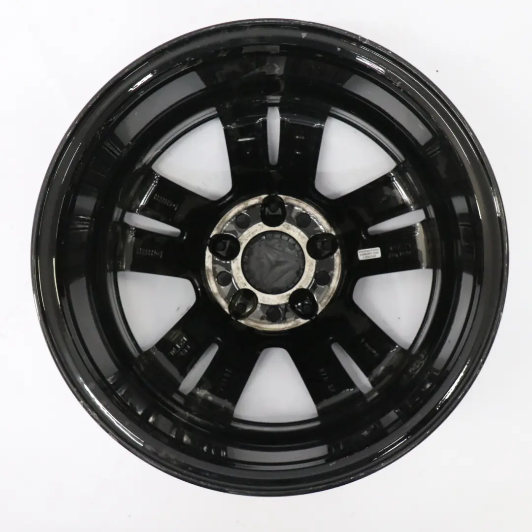 Alloy Wheel Rim 5-Double Spoke 16" ET:46 8J to Mercedes W212 Black with Part number A2124010202 Mercedes W212 Black Alloy Wheel Rim 5-Double Spoke 16" ET:46 8J - SKU A2124010202-7 - Part number A2124010202
