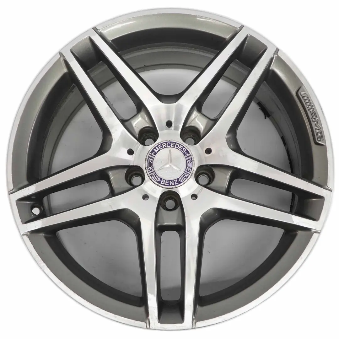 W207 W212 AMG Alloy Wheel Rim 18" ET:48 8.5J to Mercedes with Part number A2124010300 Mercedes W207 W212 AMG Alloy Wheel Rim 18" ET:48 8.5J - SKU A2124010300-3 - Part number A2124010300