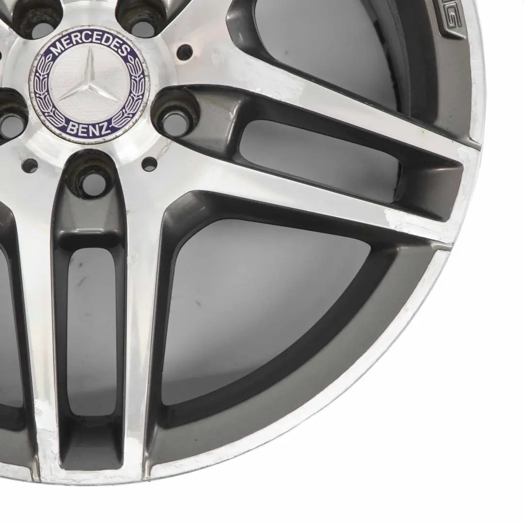 W207 W212 AMG Alloy Wheel Rim 18" ET:48 8.5J to Mercedes with Part number A2124010300 Mercedes W207 W212 AMG Alloy Wheel Rim 18" ET:48 8.5J - SKU A2124010300-3 - Part number A2124010300