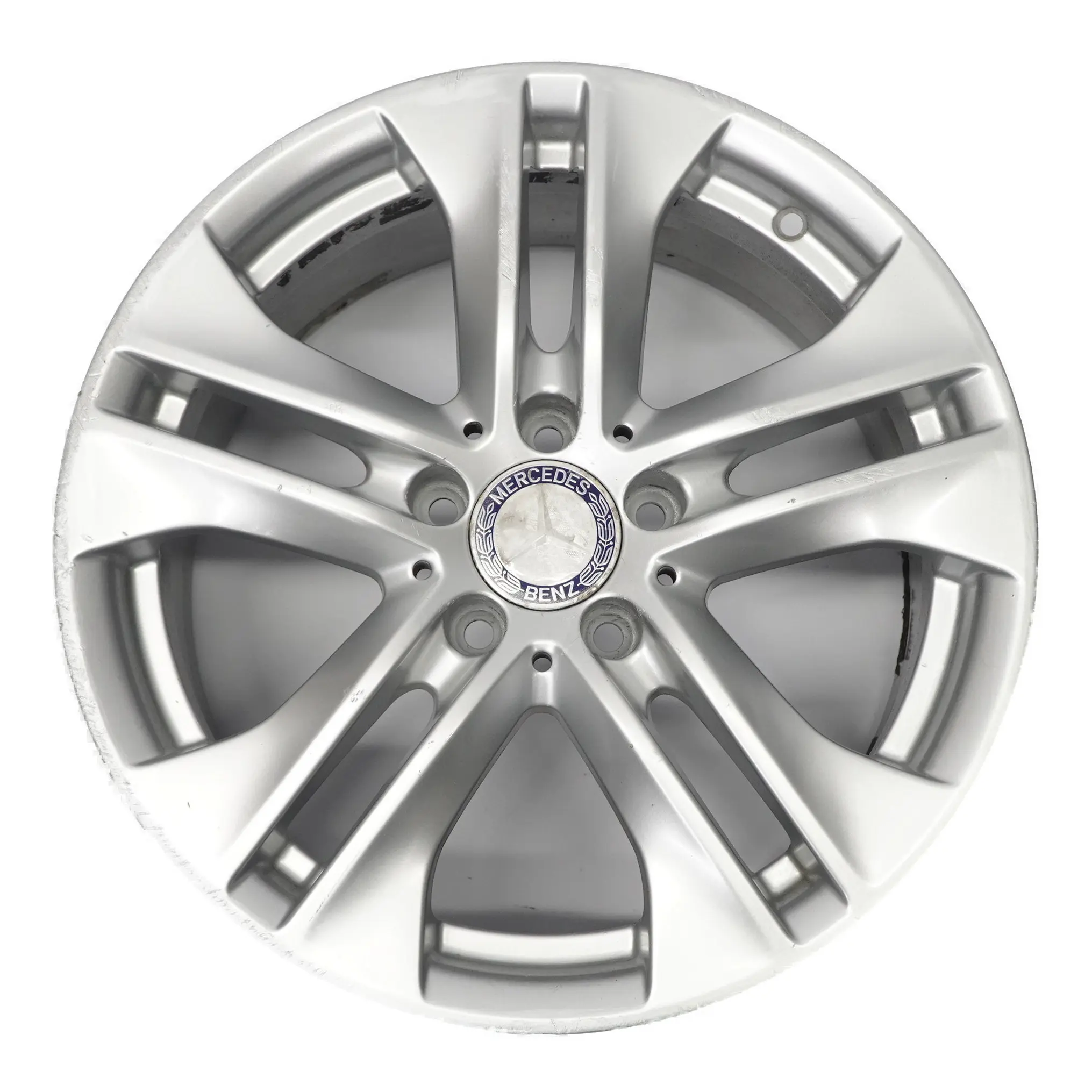 Mercedes W212 Cerchio In Lega Argento A 5 Doppie Razze 17" ET:48 8J A2124010902