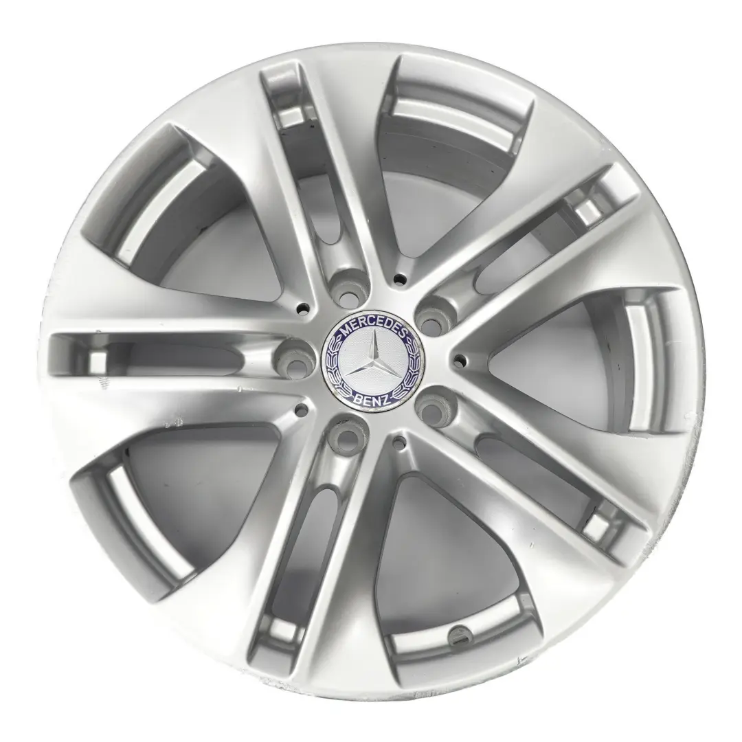 Mercedes W212 Cerchio Lega Argento 5-Razze Doppie 17" ET:48 8J - SKU A2124010902-2 - Numero di parte A2124010902
