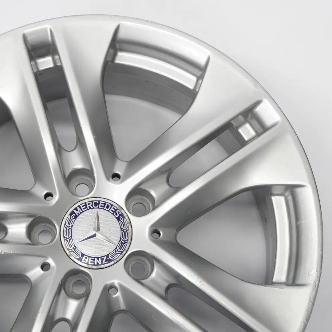 Mercedes W212 Cerchio Lega Argento 5-Razze Doppie 17" ET:48 8J - SKU A2124010902-2 - Numero di parte A2124010902