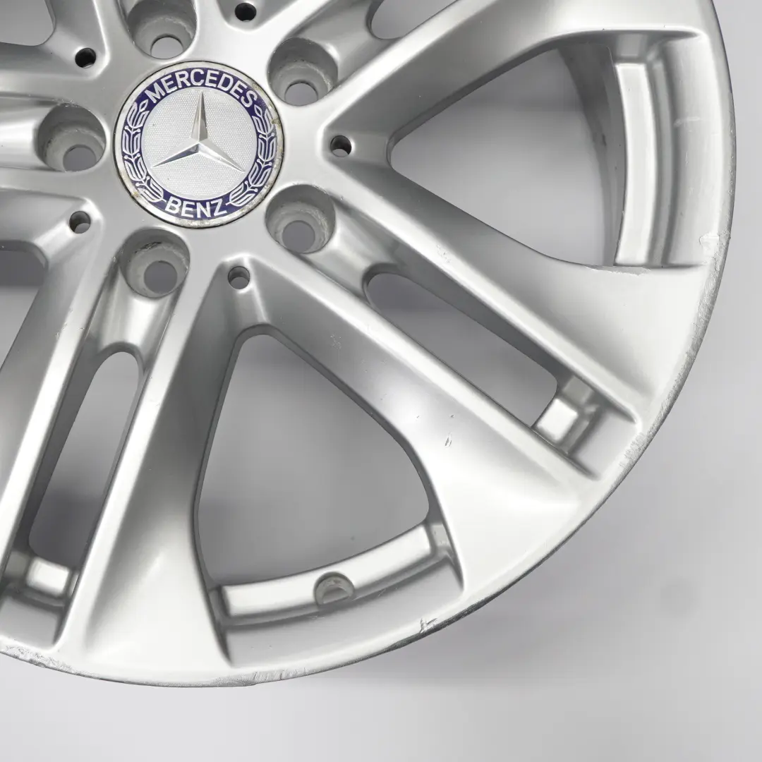 Mercedes W212 Cerchio Lega Argento 5-Razze Doppie 17" ET:48 8J - SKU A2124010902-2 - Numero di parte A2124010902