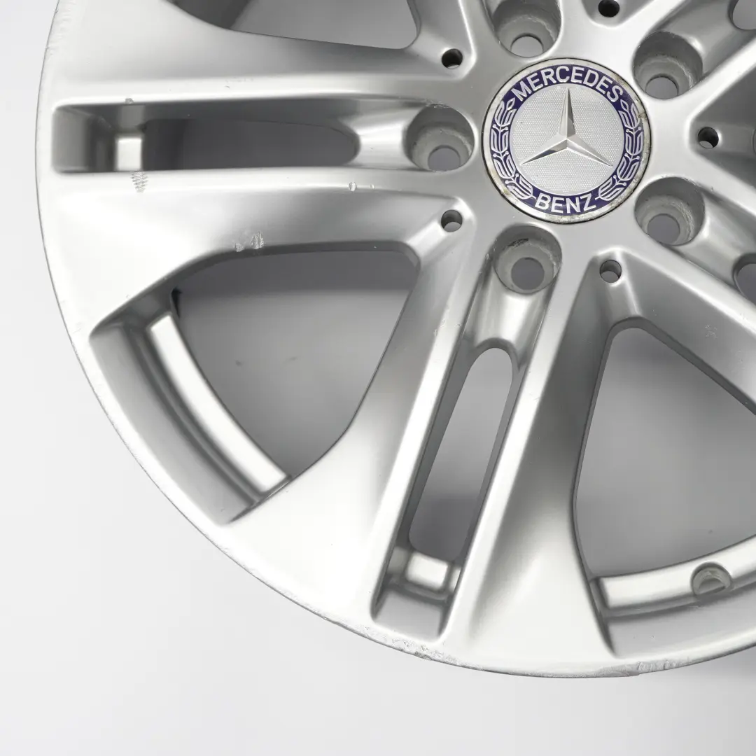 Mercedes W212 Cerchio Lega Argento 5-Razze Doppie 17" ET:48 8J - SKU A2124010902-2 - Numero di parte A2124010902