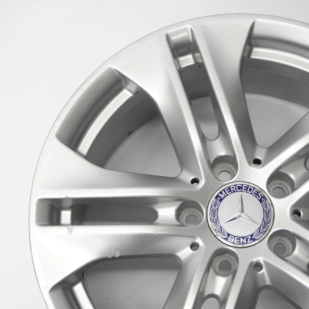 Mercedes W212 Cerchio Lega Argento 5-Razze Doppie 17" ET:48 8J - SKU A2124010902-2 - Numero di parte A2124010902