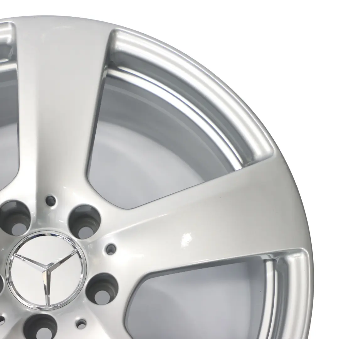 Axle Silver Alloy Wheel Rim 18" ET:54 9J to Mercedes W212 Rear with Part number A2124011402 Mercedes W212 Rear Axle Silver Alloy Wheel Rim 18" ET:54 9J - SKU A2124011402-1 - Part number A2124011402