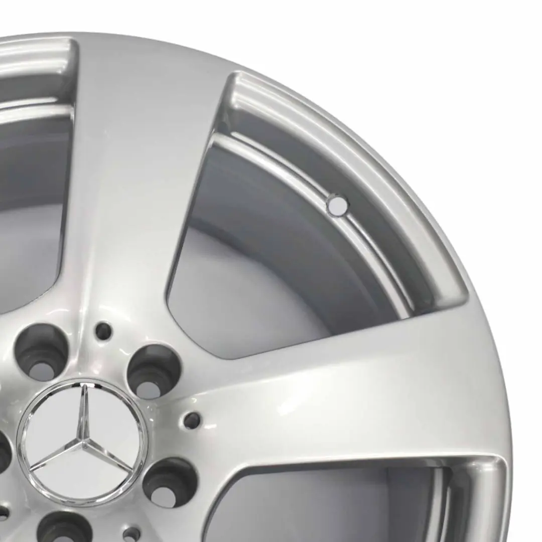 Mercedes W212 Rear Axle Silver Alloy Wheel Rim 18" ET:54 9J - SKU A2124011402 - Part number A2124011402