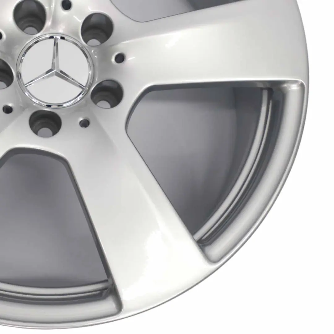 Mercedes W212 Rear Axle Silver Alloy Wheel Rim 18" ET:54 9J - SKU A2124011402 - Part number A2124011402